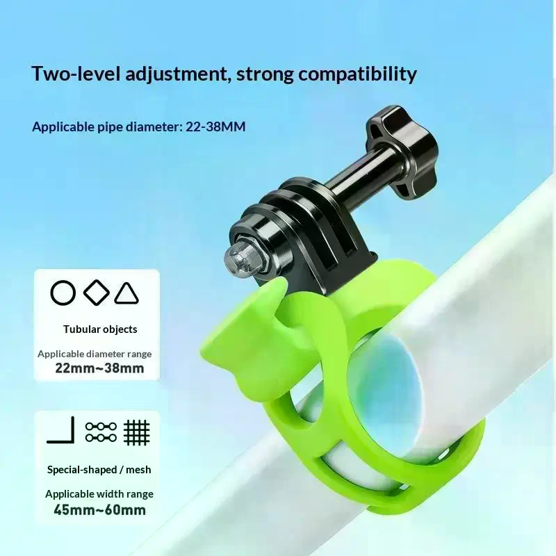 ソフトシリコンアクションカメラ固定ストラップ 1 個弾性安定 - Outdoor Adventure Videos のレビューと価格