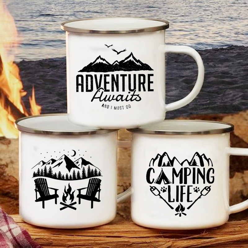 冒険を待っているキャンプマグ ハッピーキャンパー キャンプフ - Outdoor Adventure Friends のレビューと価格