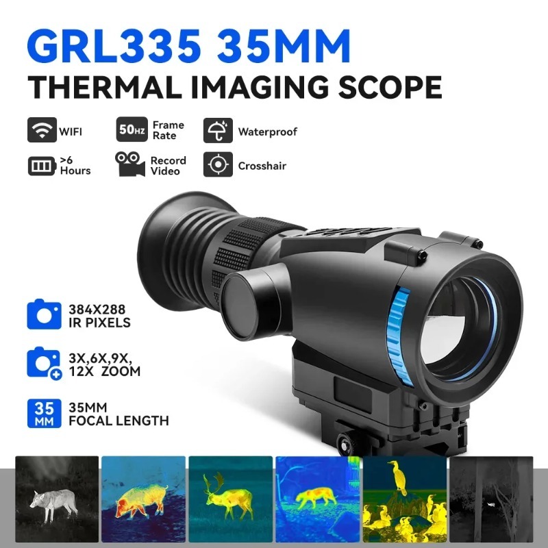 384*288 50Hz サーマルビジョンスコープ 25/3 - Outdoor Adventure Videos のレビューと価格