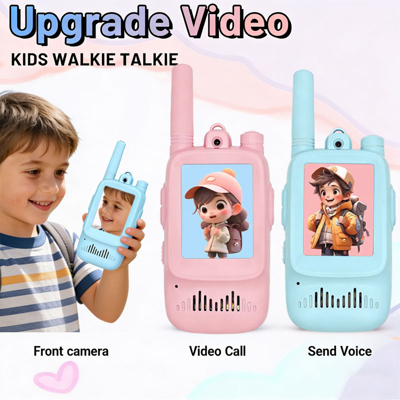 2個セット 子供用ビデオトランシーバー 充電式 室内・屋外用 - Outdoor Adventure Videos のレビューと価格