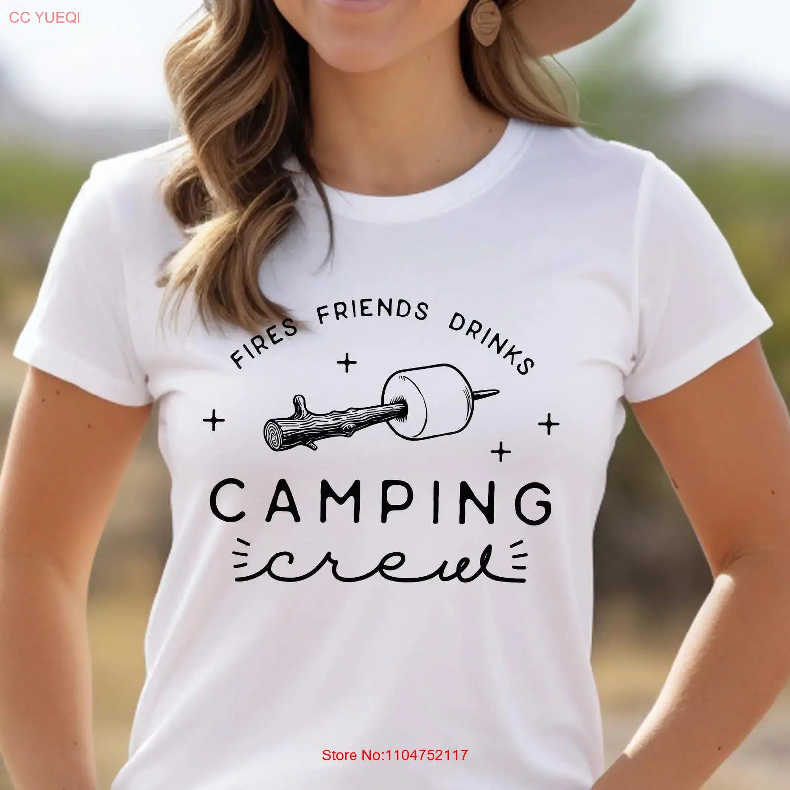 キャンプクルー Tシャツ ファイアーズ フレンズ ドリンク  - Outdoor Adventure Friends のレビューと価格